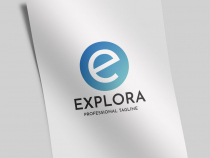 Explora Letter E Logo Screenshot 2