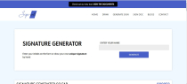 Online eSignature Generator PHP NodeJS Screenshot 2