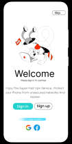 Lighty VPN UI Kit For Android VPN UI Templates Screenshot 8