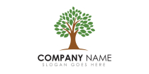 Green Tree Logo Design Template Screenshot 2