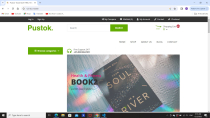 Django Bookstore website Screenshot 1