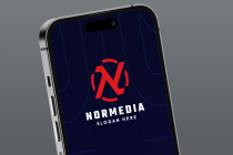 Nor Media Letter N Logo Screenshot 4